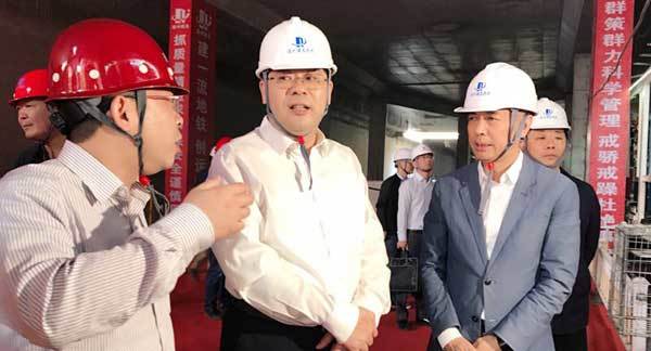 通州建总转型升级再出发——南通建筑业首台盾构机始发作业